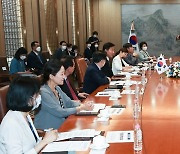 김진표 국회의장, 미국 의회 CSGK방한단 접견