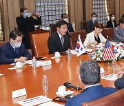 김진표 국회의장, 미국 의회 CSGK방한단 접견