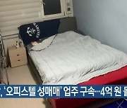 경찰, '오피스텔 성매매' 업주 구속..4억 원 몰수 보전