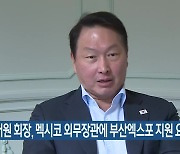 최태원 회장, 멕시코 외무장관에 부산엑스포 지원 요청