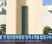 '횡령' 전 합천문화원장 징역 4개월 법정구속