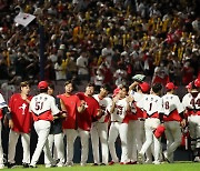 '한화전 시리즈 스윕' KIA, 김종국 감독도 대만족[SPO광주]