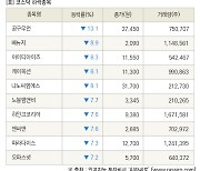 [fnRASSI]장마감, 코스닥 하락 종목(공구우먼 -13.1% ↓)