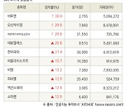 [fnRASSI]장마감, 코스닥 상승 종목(비투엔 30.0% ↑)