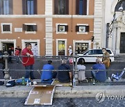 ITALY TAXI DRIVERS PROTEST