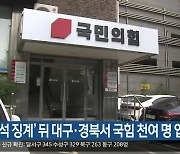 '이준석 징계' 뒤 대구·경북서 국민의힘 천여 명 입당