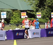 [세계육상]  20km 경보 최병광, 1시간28분56초로 34위..야마니시 2연패