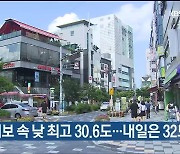 울산 폭염주의보 속 낮 최고 30.6도..내일은 32도