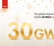 [PRNewswire] LONGi achieves new milestone of 30GW for Hi-MO 5 module shipments