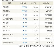 [fnRASSI]장마감, 거래소 하락 종목(일동제약 -30.0% ↓)