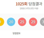 1025회 로또 1등 당첨자 4명..1인당 61억 받는다