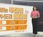 [날씨] 수도권 열대야..당분간 폭염 속 잦은 소나기