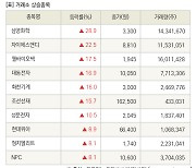 [fnRASSI]장마감, 거래소 상승 종목(삼영화학 28.9% ↑)