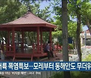 강원 내륙 폭염특보..모레부터 동해안도 무더위