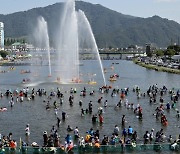 "찜통더위 날리는 시원함" 장흥 물 축제 개막