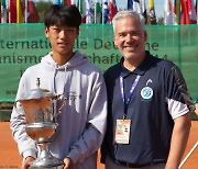 테니스 14세 국가대표 조세혁, 유럽 주니어대회 단식 우승