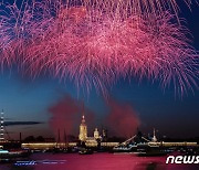 해군의날 기념하는 러시아