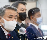 이재명 "적대감 강화할 필요 없다"..軍 '대북 반격 훈련' 보고