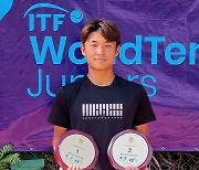 남자 테니스 장우혁, 주니어 국제 대회서 단식 우승 · 복식 준우승