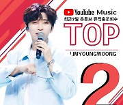 '8월도 최고 대세' 임영웅, 유튜브뮤직 최근 7일 조회수 TOP2