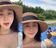 '18살 연하♥' 함소원, 가족 여행 중 "힘 닿는 데까지" [리포트:컷]