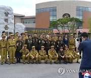 북한 노병대회 참가자들 휴양지에서 휴식