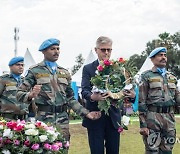 DR CONGO UN CEREMONY FOR KILLED PEACEKEEPERS
