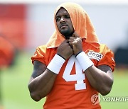 Browns Watson Suspended Football