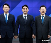 박용진·강훈식·이재명 '민주당 대표 후보자 토론회 참석'