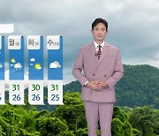 [날씨] 내일, 오늘보다 더 더워..수도권·영서 '장대비'