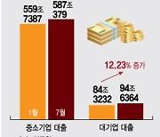 대기업도 은행 문 '똑똑'..매월 불어난 기업대출, 양날의 검?