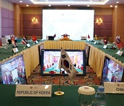 아세안+3(한중일) 외교장관회의 열리는 회의장