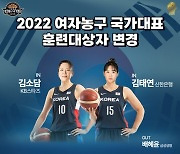 여자 농구대표팀 명단 교체..부상 배혜윤 대신 김소담·김태연 발탁