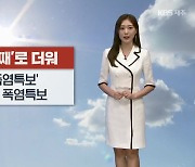 [날씨] 제주 나흘째 폭염특보..내일 오후 산지·동부 소나기
