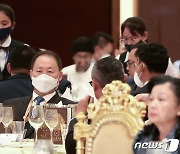 아세안 외교장관회의 갈라 디너 참석한 안광일 북한 대사