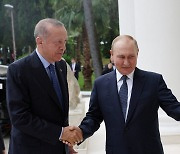 푸틴, 러 소치에서 튀르키예 대통령과 회담