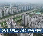 광주·전남 아파트값 4주 연속 하락