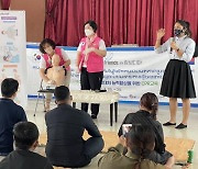 부산시간호사회 봉사단, 캄보디아서 보건·위생교육