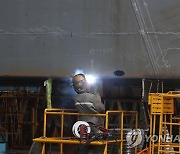 대우조선, 하청노조 파업사태 이후 첫 선박 인도 완료