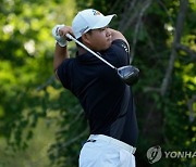 다음 시즌 PGA 투어 진출 앞둔 김주형, 윈덤 챔피언십 2R 공동 선두