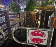 [르포] 80년 만의 폭우에 잠긴 서울.. 지하철역은 폐쇄·다리는 통제(종합)