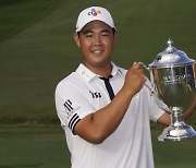 '놀라운 스무살' 김주형, 한국인 최연소 PGA 챔피언 됐다
