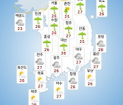 [날씨] 9일(내일) 중부지방 집중호우 계속..남부는 폭염·열대야