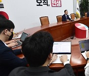 주호영 신임 비대위원장 기자간담회