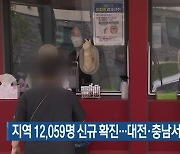 대전·세종·충남 12,059명 신규 확진..대전·충남서 4명 사망