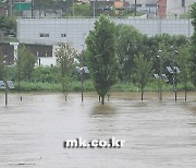 [포토] 폭우에 한강 수위 높아져