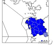 보령도 호우경보 발령..금산 제외 대전·충남 전 지역 호우경보