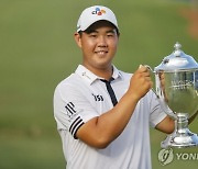 PGA 투어 첫 플레이오프 출전 앞둔 김주형 "그린에서 승부를 내겠다"..임성재와 함께 9홀 연습라운드 가져