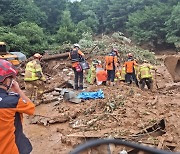 강원 비 피해 1명 사망·이재민 17명..국도 2곳 복구중