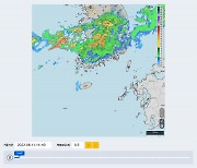 전북·군산에 200mm 뿌린 비구름, 남부로..퇴근길 남해안 많은 비